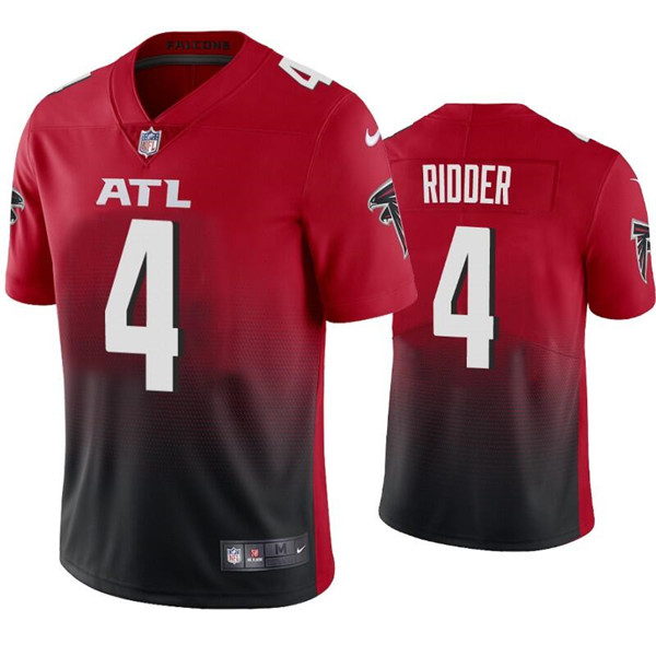 Men's Atlanta Falcons #4 Desmond Ridder Red/Black Vapor Untouchable Limited Stitched Jersey